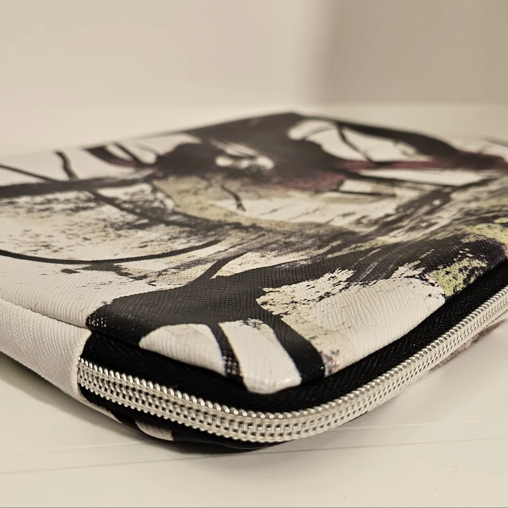 Neiman Marcus Colorful Abstract Tablet Pouch